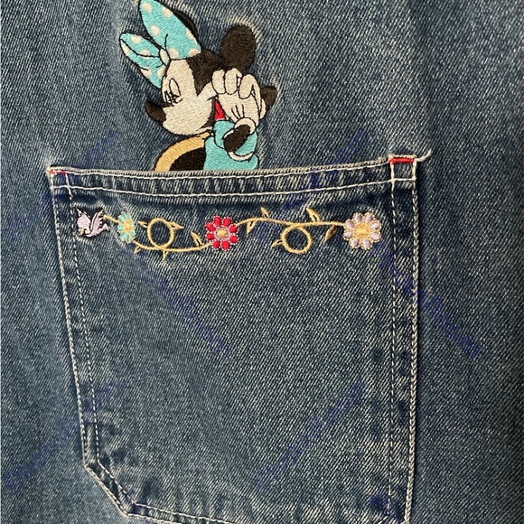 Vintage Mickey Unlimited Jerry Leigh Denim Romper Size 22/24 - Picture 3 of 8